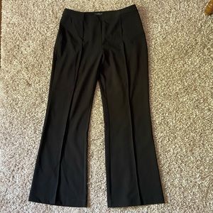 NWOT black wide leg trousers